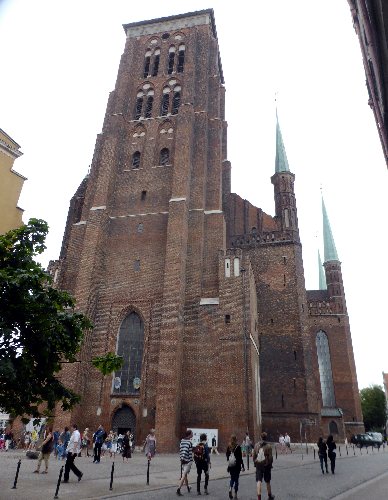 Polen-2015-15.jpg - die Marienkirche - eine der größten Backsteinkirchen der Welt