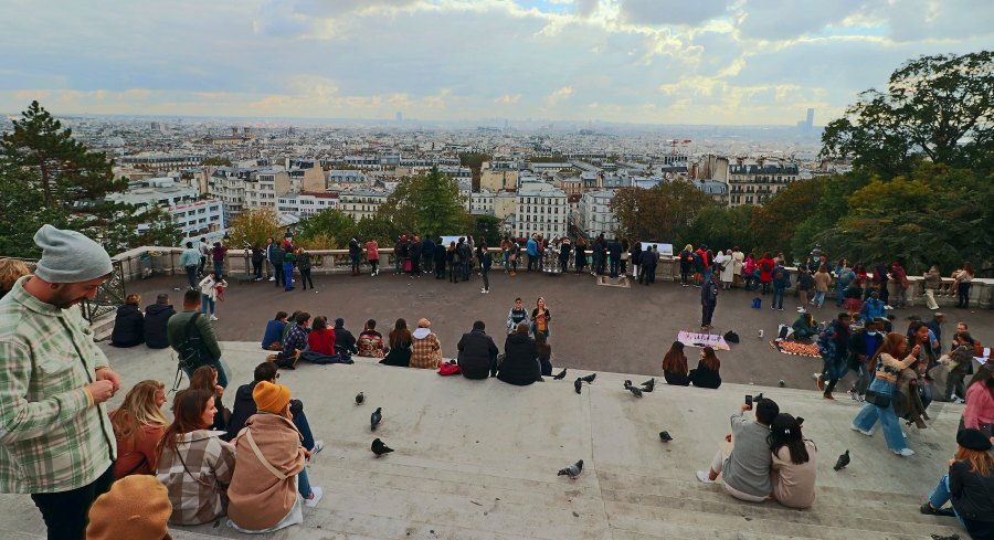 Paris-59.jpg - Blick von der Basilika vom Heiligsten Herzen in Montmartre über die Stadt
