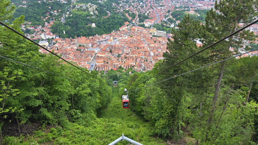 Karpatentour-041.jpg - mit der Seilbahn auf den Tampa Mountain Brasov (960m)