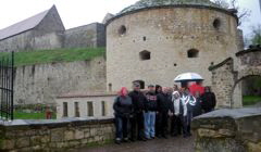 am Eingang der Burg in Querfurt
