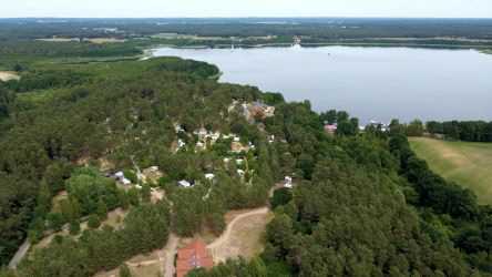 ein Teil des Camping- und Ferienparks Havelberge am Woblitzsee
