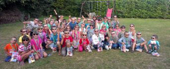 Party mit 50 Kindern aus der Region Tschernobyl